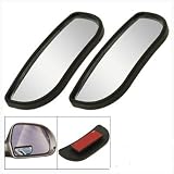 2 PCS Car Auto Blind Spot Wide Angle Side Mirror Set
