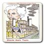 Londons Times Funny Panel Hollywood Cartoons - Shania Mark Twain - Light Switch Covers - double toggle switch
