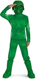 Green Army Man Deluxe Costume, Child S(4-6)