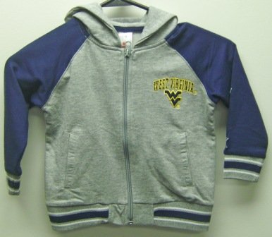 Buy West Virginia Toddler Full Zip Hooded Fleece by Colosseum