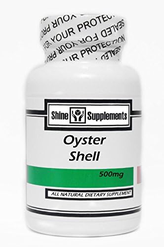 Oyster Shell 500mg 400 Capsules - By Shine Supplements