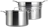 Review Le Creuset  / Le Creuset 3-ply Stainless Steel 24cm Multi Pot