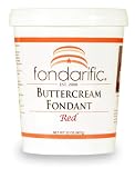 Fondarific Buttercream Red Fondant, 2-Pounds