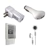Amazon Kindle 2 (2nd Generation) USB Car Charger, USB Wall / Travel Charger, Earphones, and Screen Protector / Guard