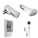 Amazon Kindle 2 (2nd Generation) USB Car Charger, USB Wall / Travel Charger, Earphones, and Screen Protector / Guard