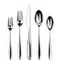 Gourmet Settings Willow 20-Piece Stainless Steel Flatware Set, 4 and 5-Piece Place Settings