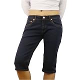 Womens Levi's 501 Jeans Denim Capri Shorts - Waist: 30