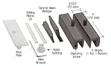 CRL Oil Rubbed Bronze Madrid Series Hinge Kit by CR Laurence