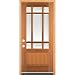 Classic Estate Doors CB73109-P-CB-UM-RH Nine Light Door, Right Hand Swing, Unfinished Mahogany
