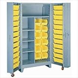 Deep Door 1 Shelf, 36 Bin Cabinet: 76