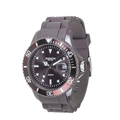 Madison New York Unisex-Armbanduhr grau MNY0011