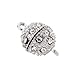 SODIAL(R) 10x Ball Strong Magnetic Clasps Connectors Zirconia DIY 12mm