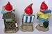 CAS Set of 3 - small GARDEN GNOME Statues on beach Vacation indoor outdoor yard art 7