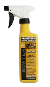 Sawyer Products Premium Permethrin Clothing Insect Repellent Trigger Spray, 12-Ounce