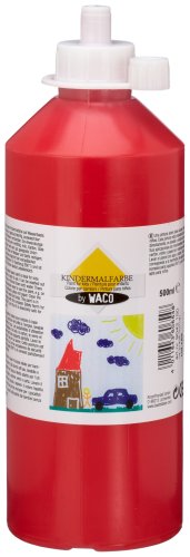 G&uuml;termann / KnorrPrandell 9042150 - Waco Kindermalfarbe rot, 500 ml