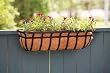Panacea Products Flat Iron Series 30-inch (30") Window/Deck Planter, Black