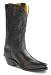 Old West Ladies Leather Fashion Cowgirl Boots - Black