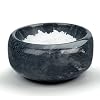 RSVP Black Marble Herb & Salt Bowl