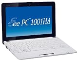 Asus Eee PC 1001HA 25,7 cm (10,1 Zoll) Netbook (Intel Atom N270 1.6GHz, 1GB RAM, 160GB HDD, Intel GMA 500, XP Home) weiß