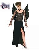 Kiss of Darkness Fallen Angel Adult Goth Gothic Costume