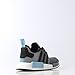 Adidas Originals Men's Primeknit NMD_R1 Running Shoes (Black, Clear Blue)