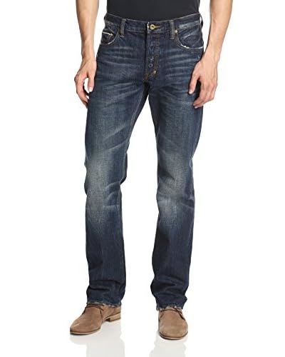 PRPS Goods & Co. Men's Barracuda Straight Leg Black N Blue Jean