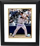 Brian McCann Autographed/Hand Signed Atlanta Braves 8x10 Photo Custom Framed