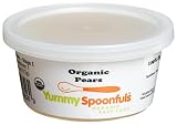 Yummy Spoonfuls Creamy Yummy Pureed Organic Pears, 4-Ounce Tubs (Pack of 12)