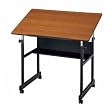 MiniMaster Drafting Table (Black/WoodGrain)