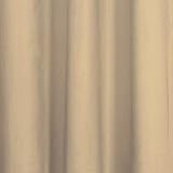Khaki Double Width Weathermate Solid Tab Top Curtain Pair