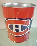 Canadiens Montreal NHL Hockey Metal Garbage Trash Can