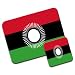 Malawi Flag Premium Mousematt & Coaster Set