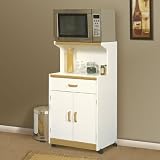 Beginnings Soft White Microwave Cart