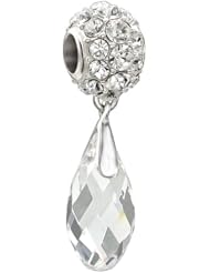 Authentic Chamilia Charm "Splendor Briolette" Clear Swarovski 2025-0959