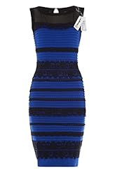 Lace Striped Print Elastane/Polyamide/Viscose Bodycon Dress 