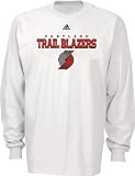 Portland Trail Blazers White Small Logo T-shirt
