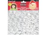 Fibre-Craft Doll Hair Quick Curls 3oz White (3 Pack)