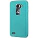 LG Leon C40 Power L22C Destiny L21G Sunset L33L Phone Case, Bastex Rugged Solid TPU Flexible Gel Candy Cover Case - Teal