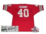 Hopalong Cassady Autographed/Hand Signed Ohio State Red Jersey