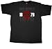 FC Football Club Soccer Manchester United Red Devils 1878 Invincible Black Adult T-sh...