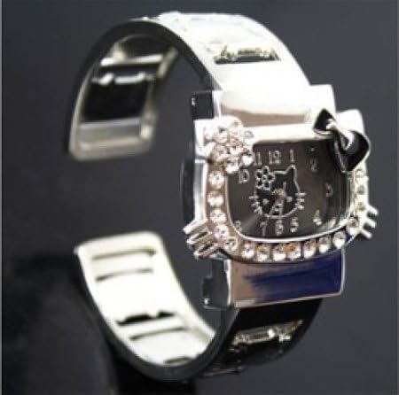 5 Pcs Hello Kitty Wrist quartz Watch Bracelet Bangle