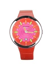 Fashion Waterproof Women Girls Waterproof Sports Fruit-style Watches with Day Display (Red)
