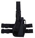 Tiefziehholster Pistolenbeinholster schwarz rechts