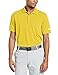 adidas Golf Men's Puremotion Solid Jersey Polo, Vivid Yellow, Large