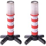 2 - LED Emergency Beacon Flares with Solid Storage Case