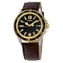 Timex Men's T2M564 Classic Two-Tone Brown Leather Strap Sport Watch