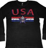 USA Great Seal Patriotic Thermal Shirt, American Pride Mens Long Sleeve Thermal
