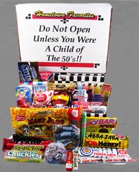50's Decade Box Gift Basket - Classic 50's Candy