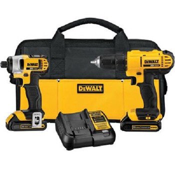 Dewalt DCK240C2 20V MAX Cordless Lithium-Ion Drill Driver and Impact Driver Kit