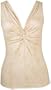 Arianne Women's Nicole Twist Knot Top, Linen, Medium